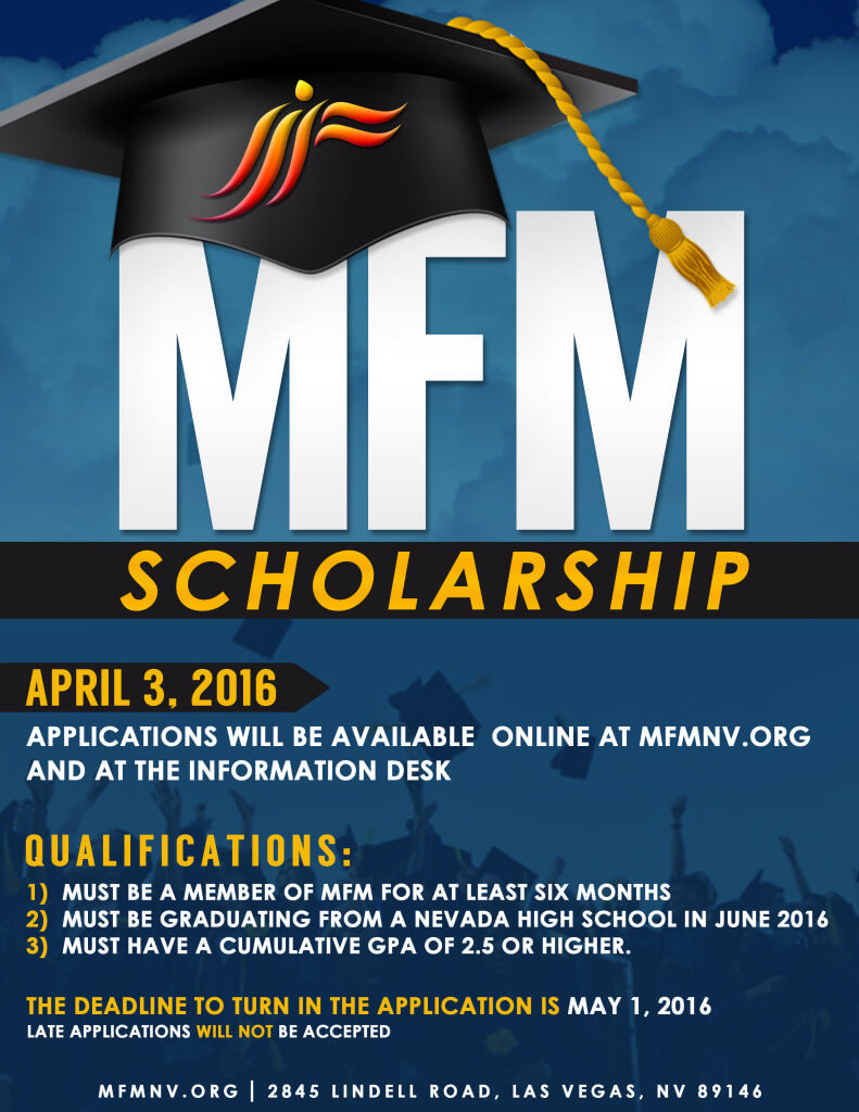 MFM Scholarship Flyer