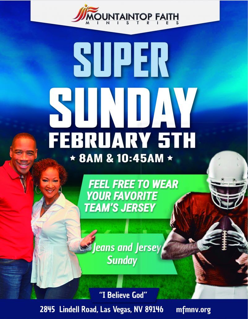 Jeans & Jersey's Sunday - Mountaintop Faith Ministries