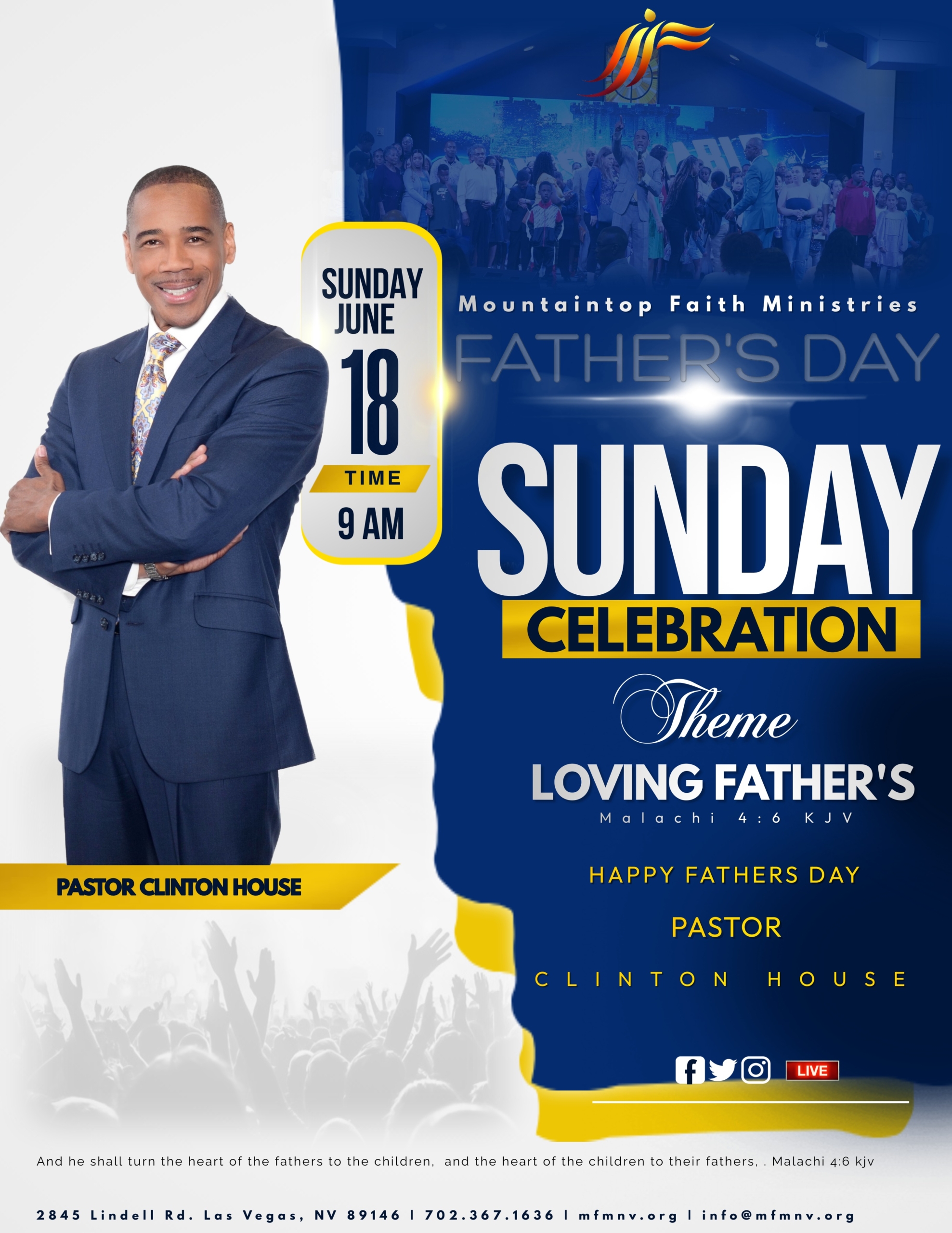 Father s Day Sunday Celebration Mountaintop Faith Ministries